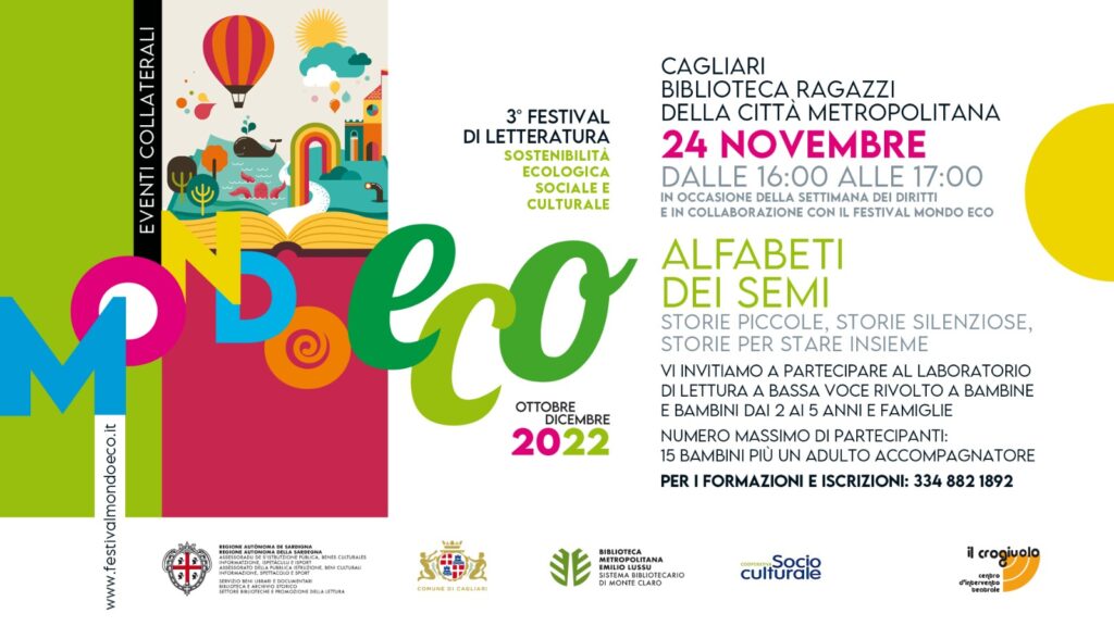 alfabeti dei semi, eventi al festival mondo eco 2022